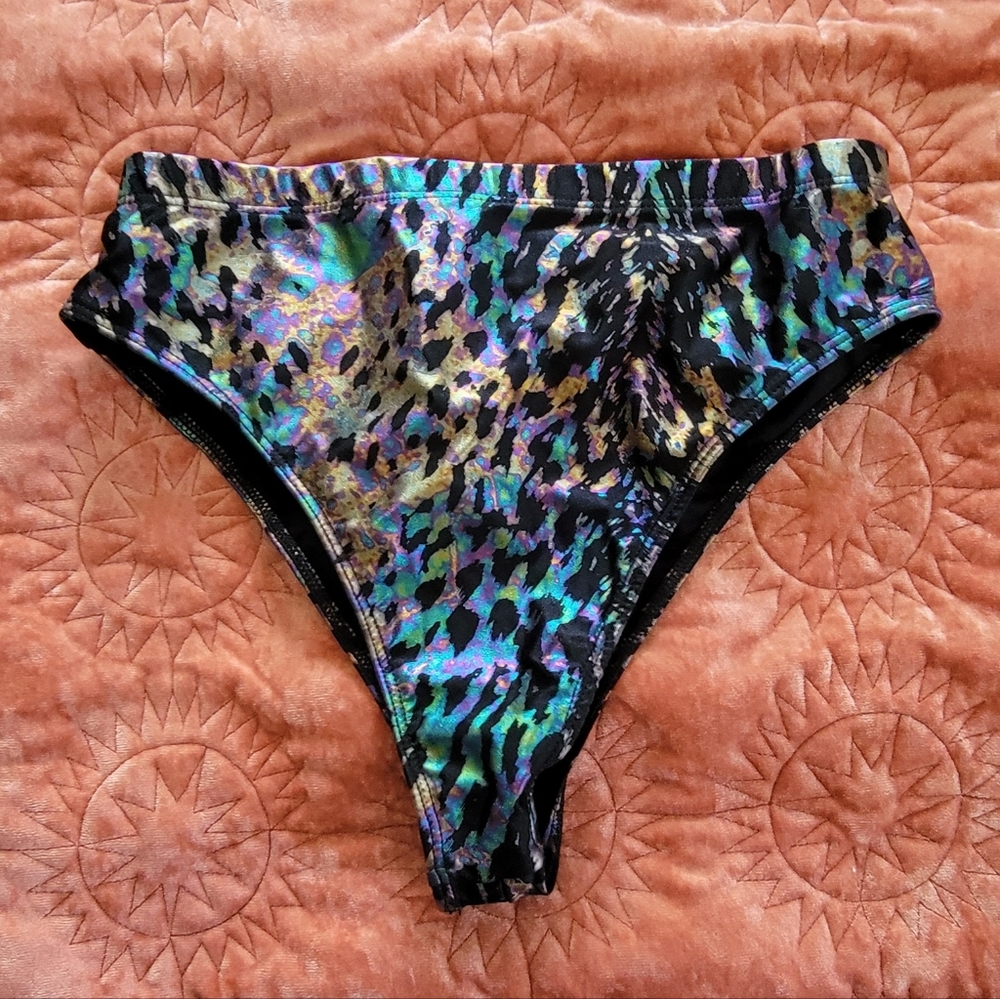 Oilspill cheetah print bottoms